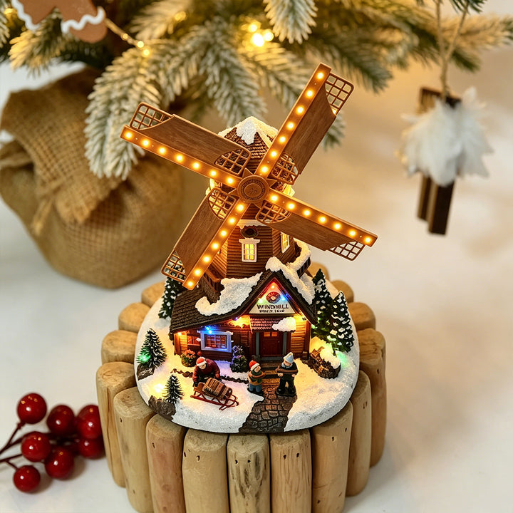 Nostalgic Christmas Windmill Decoration Kalsten