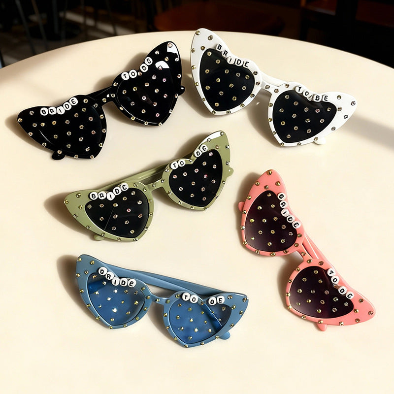 Bride-To-Be Heart-Shaped Sunglasses Kalsten