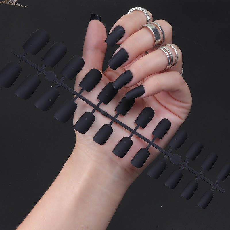 Matte Finish Long Stiletto Press-On Nails Kalsten
