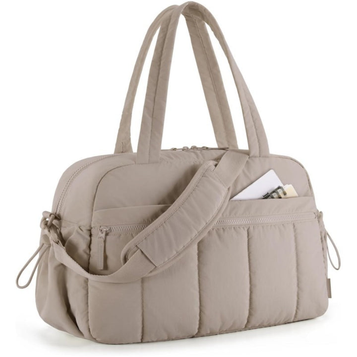 Multifunctional Tote Bag with Padded Interior and Removable Shoulder Strap Kalsten