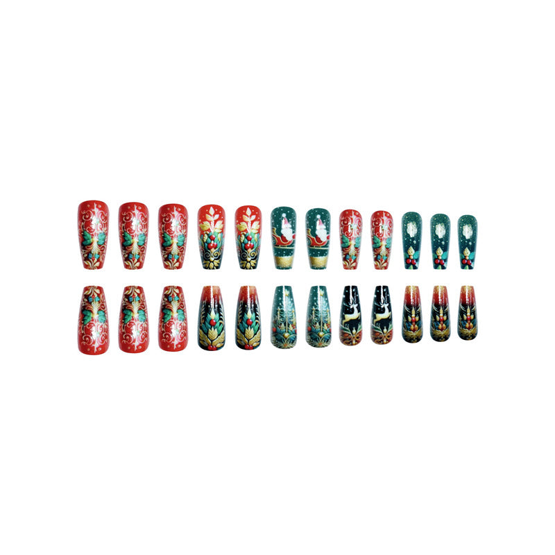 Festive Holiday Nail Art Set Kalsten