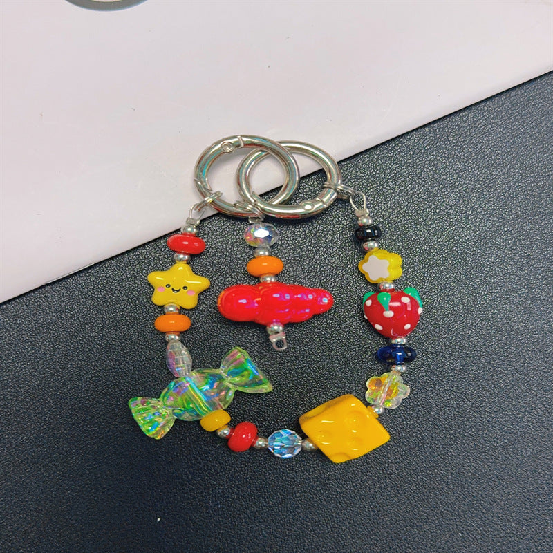 Decorative Beaded Charm Keychain Kalsten 1790135676