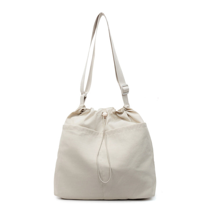 Drawstring Closure Utility Shoulder Bag