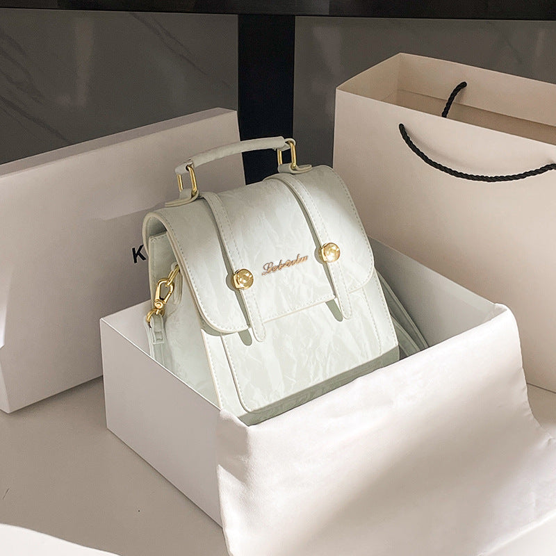 Vintage-Inspired Structured Mini Backpack Kalsten