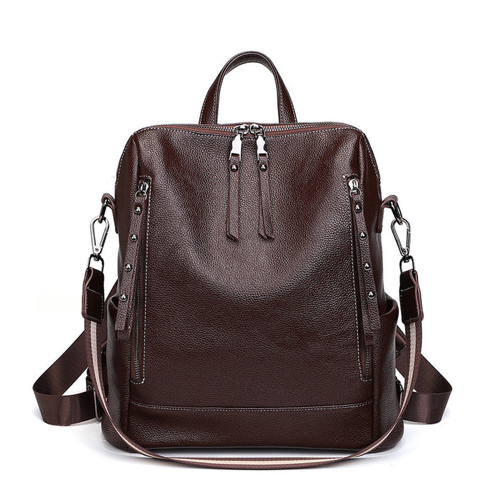 Stylish Leather Backpack
