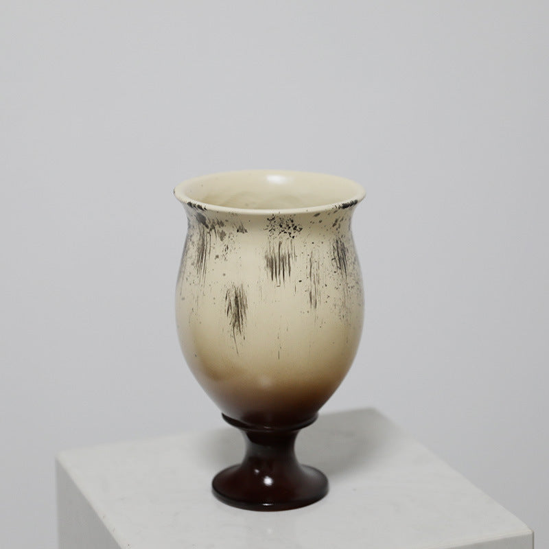 Artistic Decorative Footed Vase