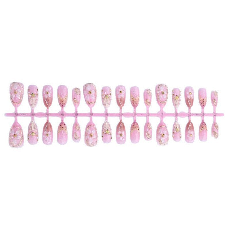 Artistic Press-On Nail Design Kalsten