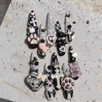 Artistic Gothic Nail Art Set