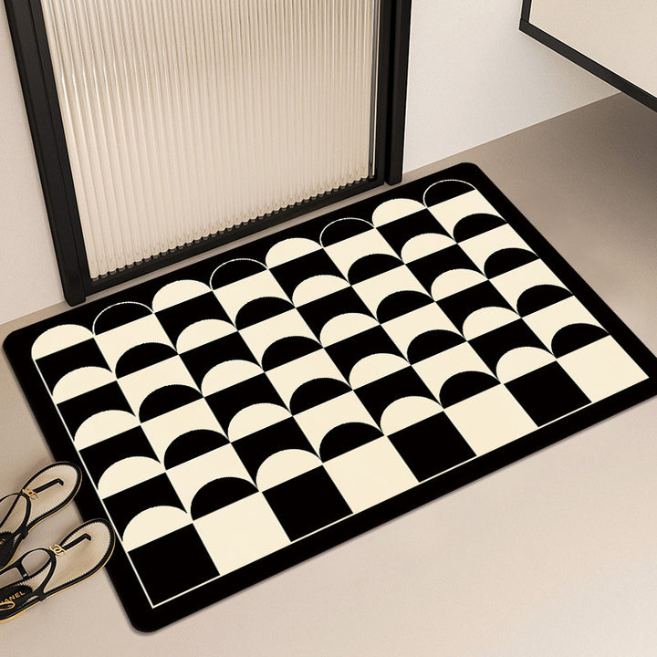 Fun Checkerboard Doormat