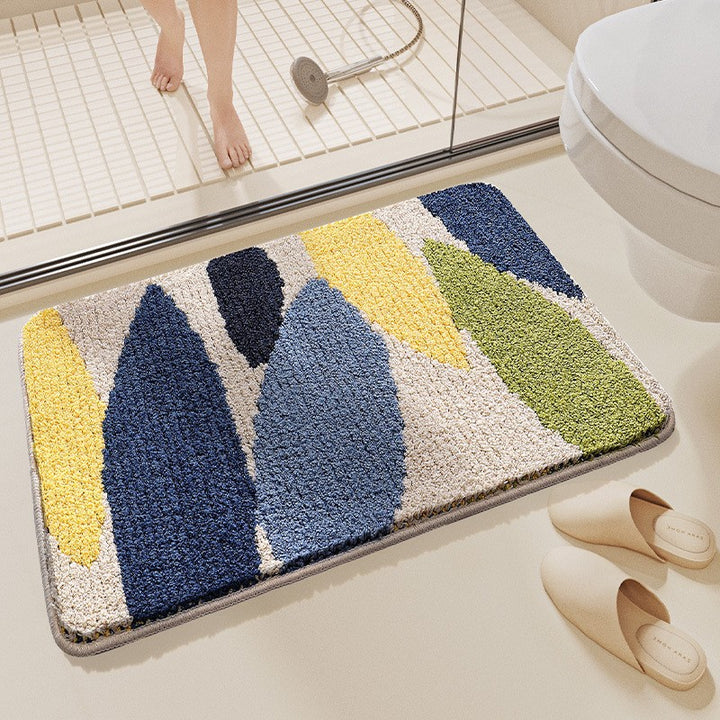 Whimsical Rainbow Bath Mat