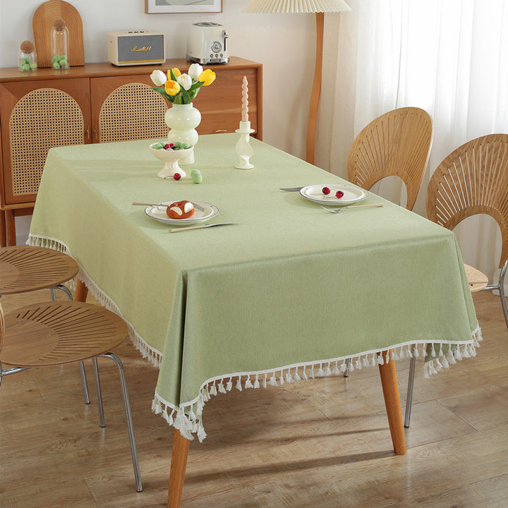 Elegant Tassel Tablecloth