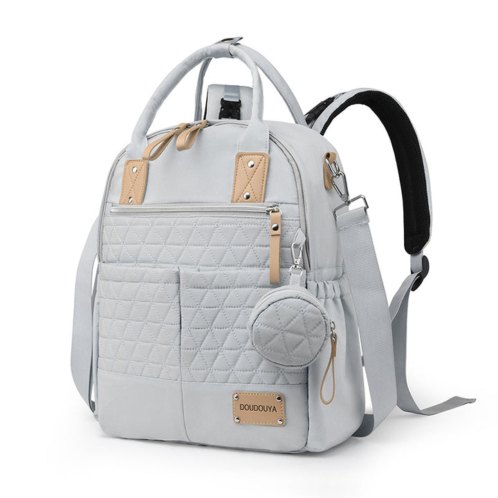 Quilted Multi-Function Backpack Kalsten