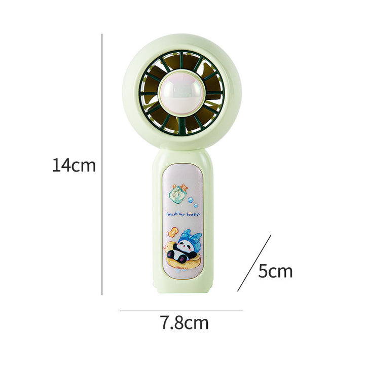 Women Portable Mini Hand Fan with Cute Panda Design Kalsten