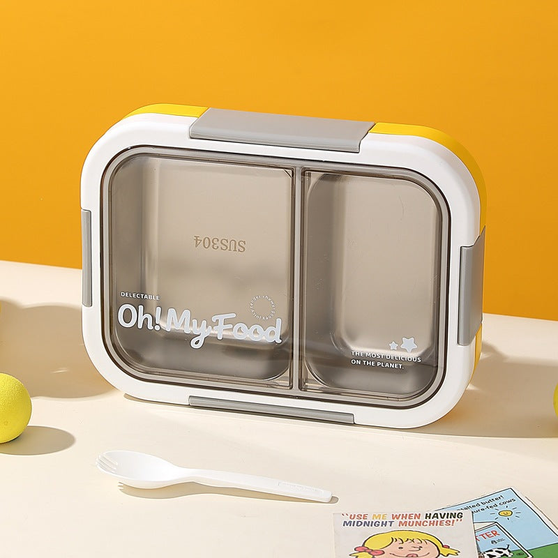 Multi-Compartment Stainless Steel Bento Box