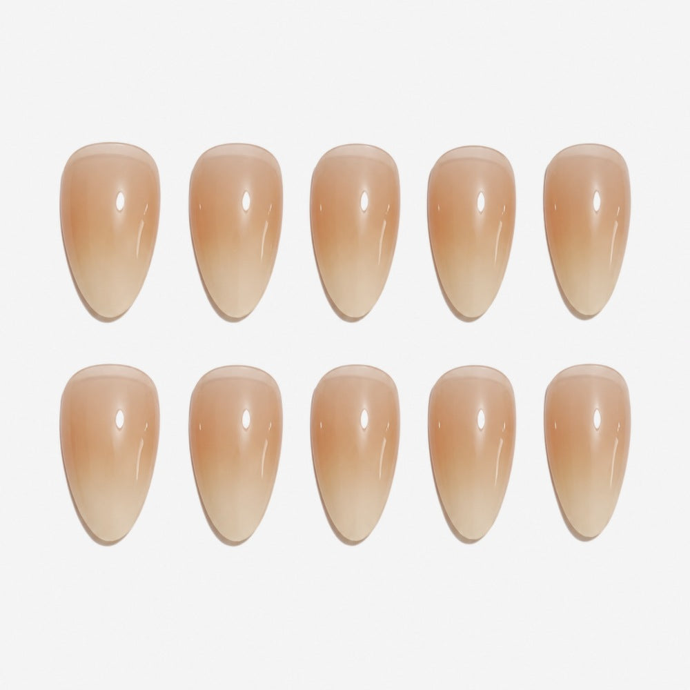 Artificial nails with pointed ombre design Kalsten