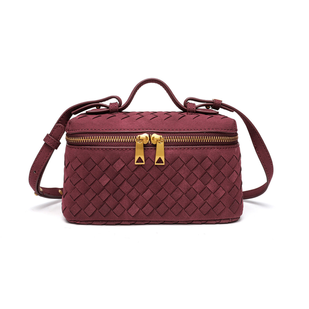 Textured Suede Crossbody Handbag Kalsten