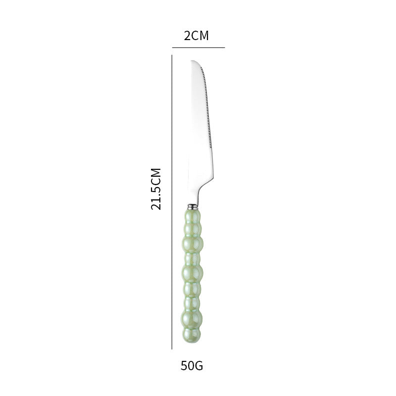 Elegant finger food fork with non-slip handle Kalsten