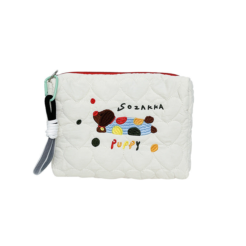 Cute Quilted Panda Clutch