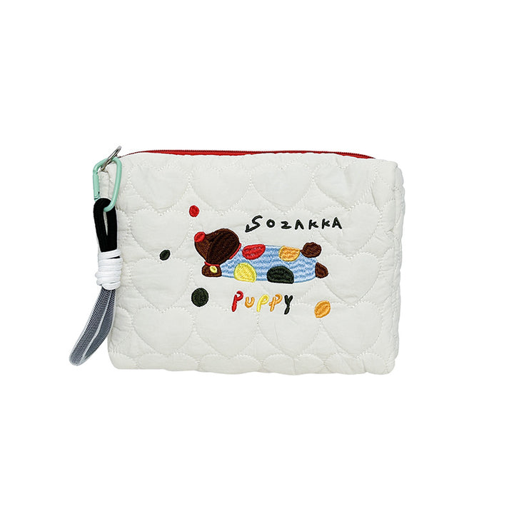 Cute Quilted Panda Clutch
