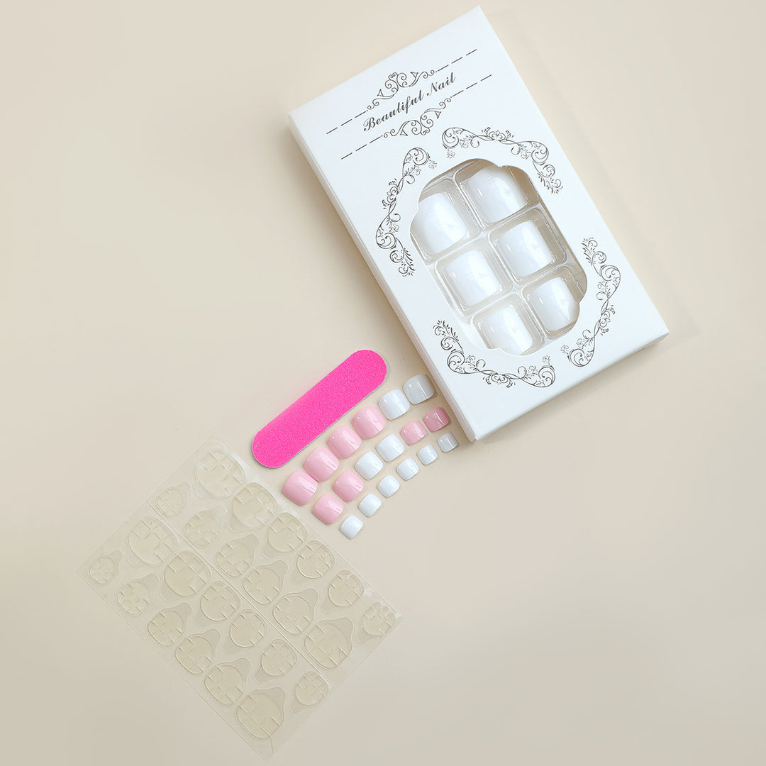 Artistic Press-On Nail Kit with Customizable Shapes kalsten