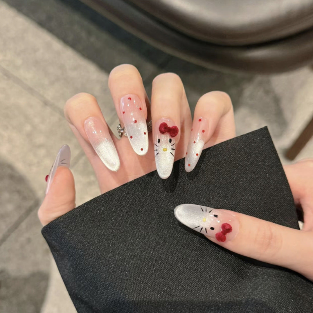Trendy Ombre Leopard Print Press-On Nails Kalsten