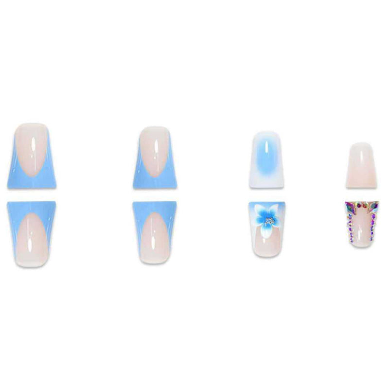Artistic Long Press-On Nail Extensions Kalsten