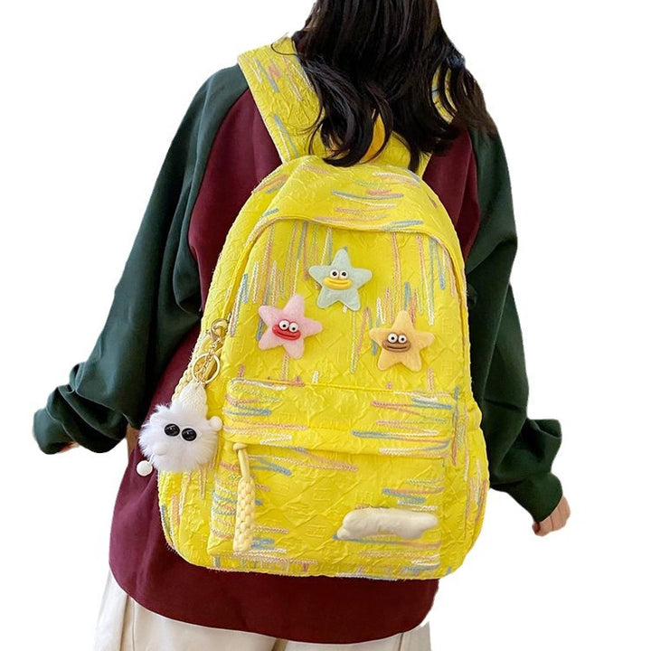Backpack Made of High-Quality, Colorful Material with Playful Applications Kalsten