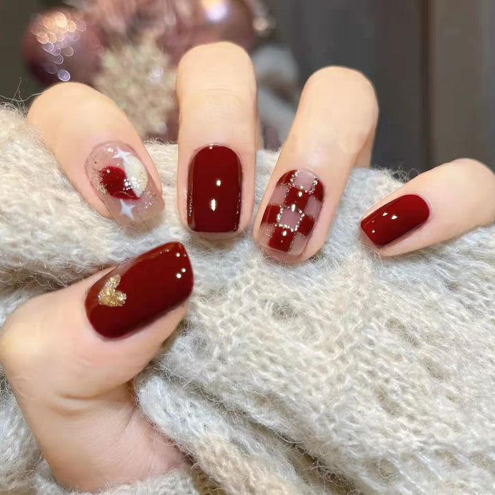 Artistic Design Press-On Nail Set Kalsten