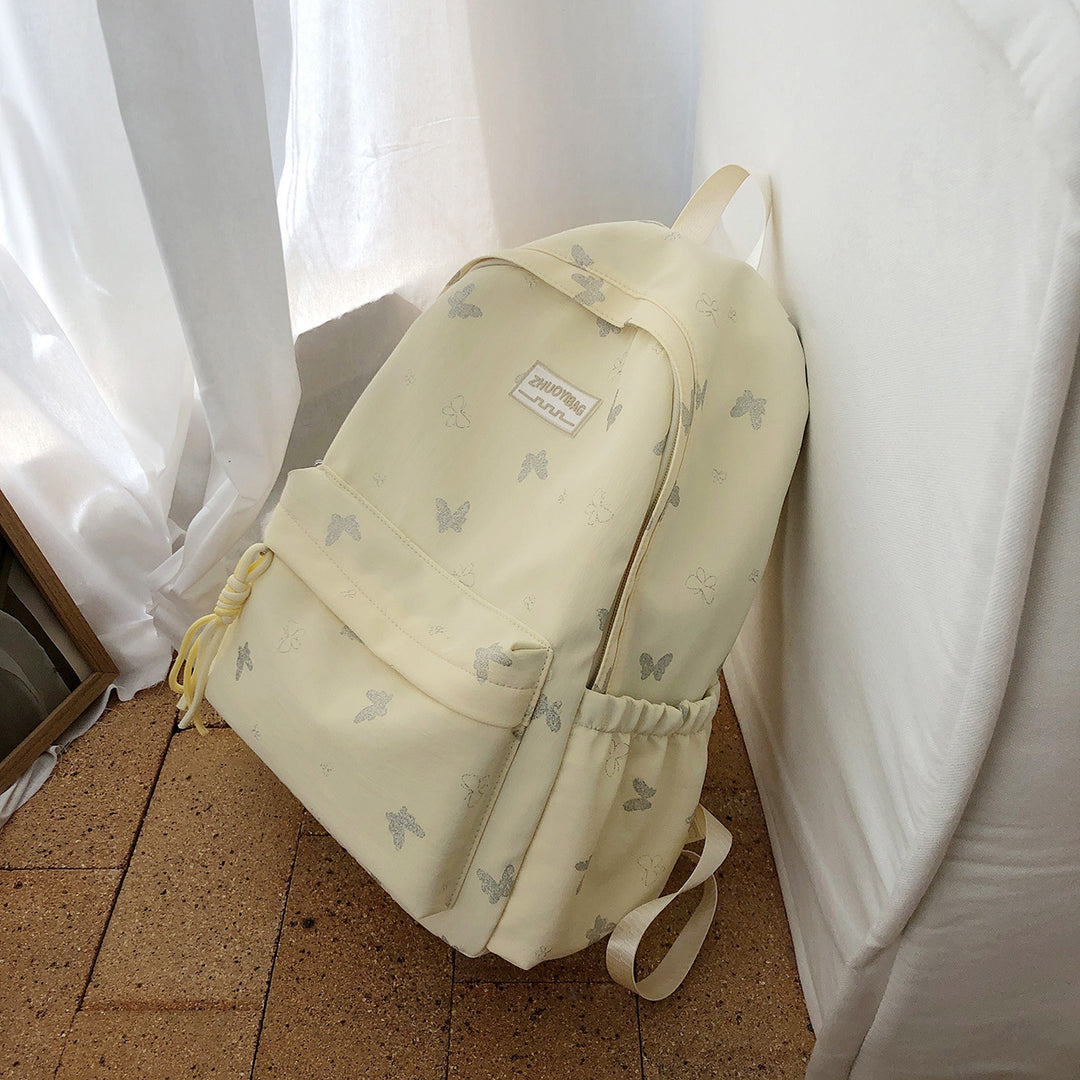 Butterfly Print Casual Backpack Kalsten