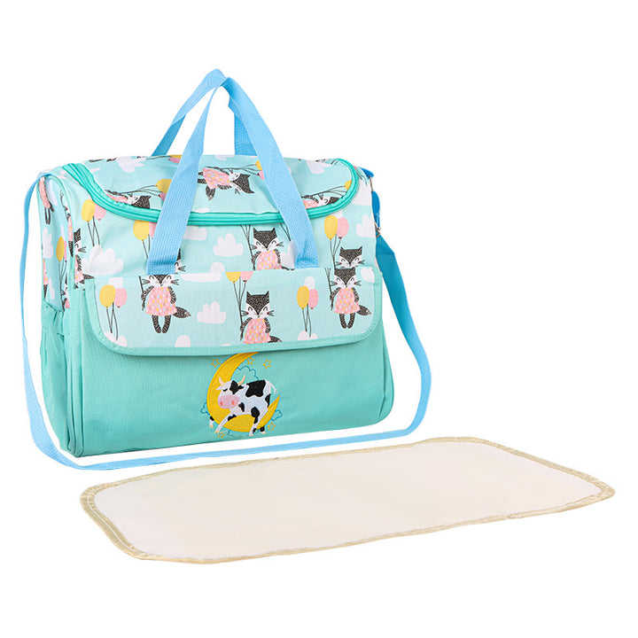 Multifunctional diaper bag with integrated changing mat Kalsten