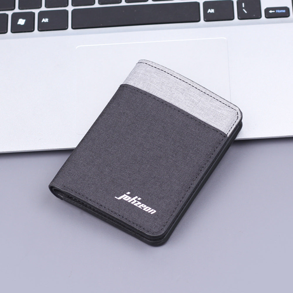 RFID-Safe Fabric Card Holder