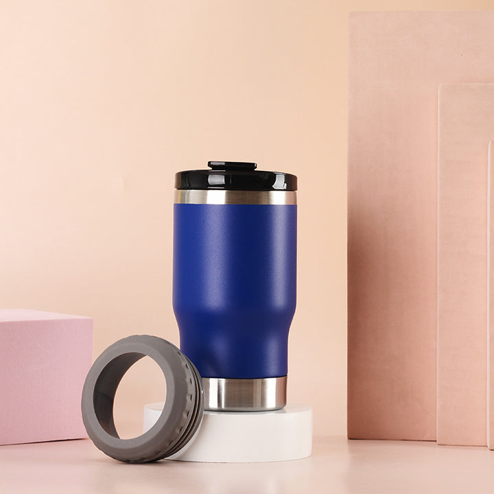 Women Insulated Travel Mug with Non-Slip Silicone Ring Kalsten