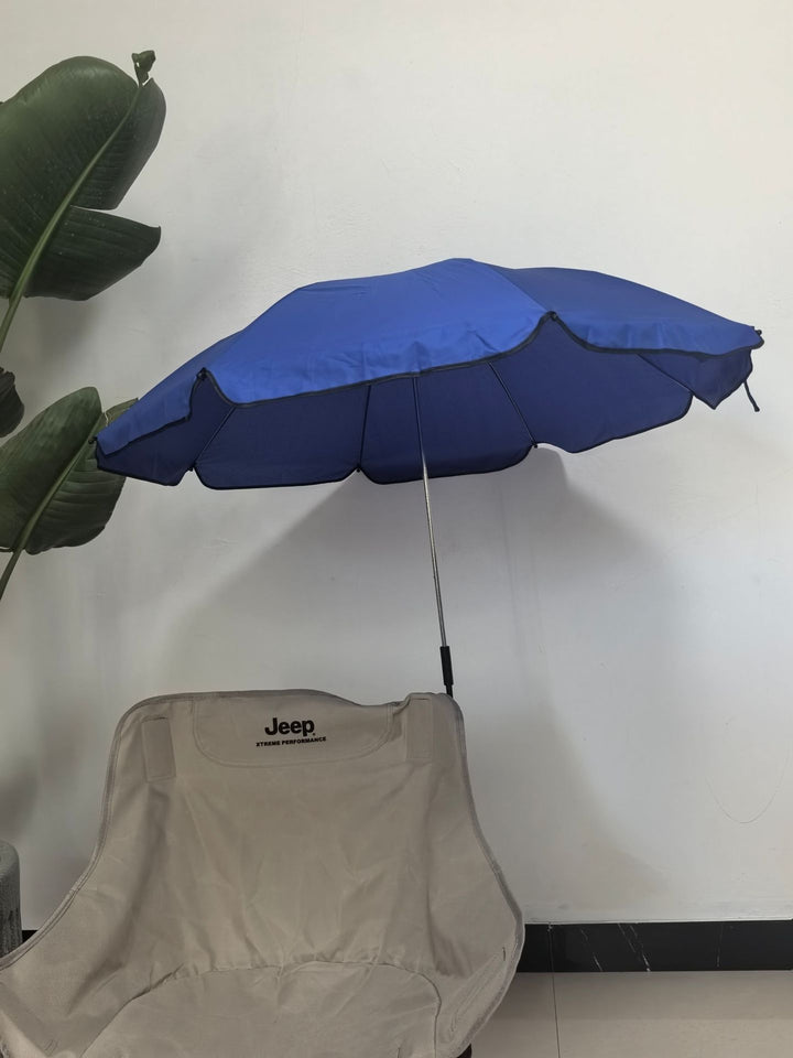 Women's Adjustable Beach Sunshade Umbrella with Ground Anchor Kalsten