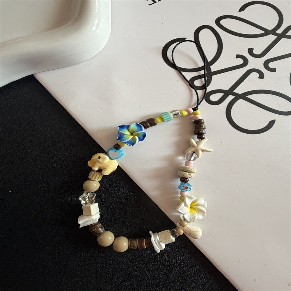 Colorful Beaded Charm Necklace Kalsten 1790135794