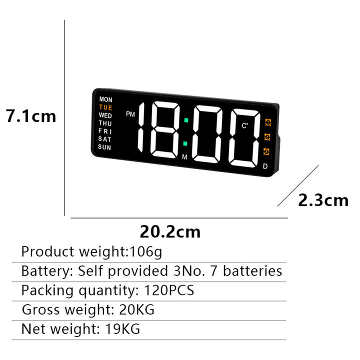 Digital Wall Clock Kalsten