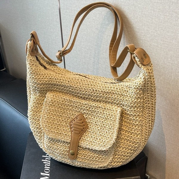 Handcrafted Macrame Hobo Bag Kalsten