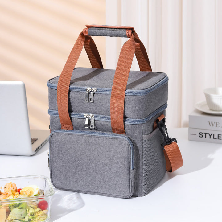 Insulated Multi-Compartment Food Cooler Tote Kalsten