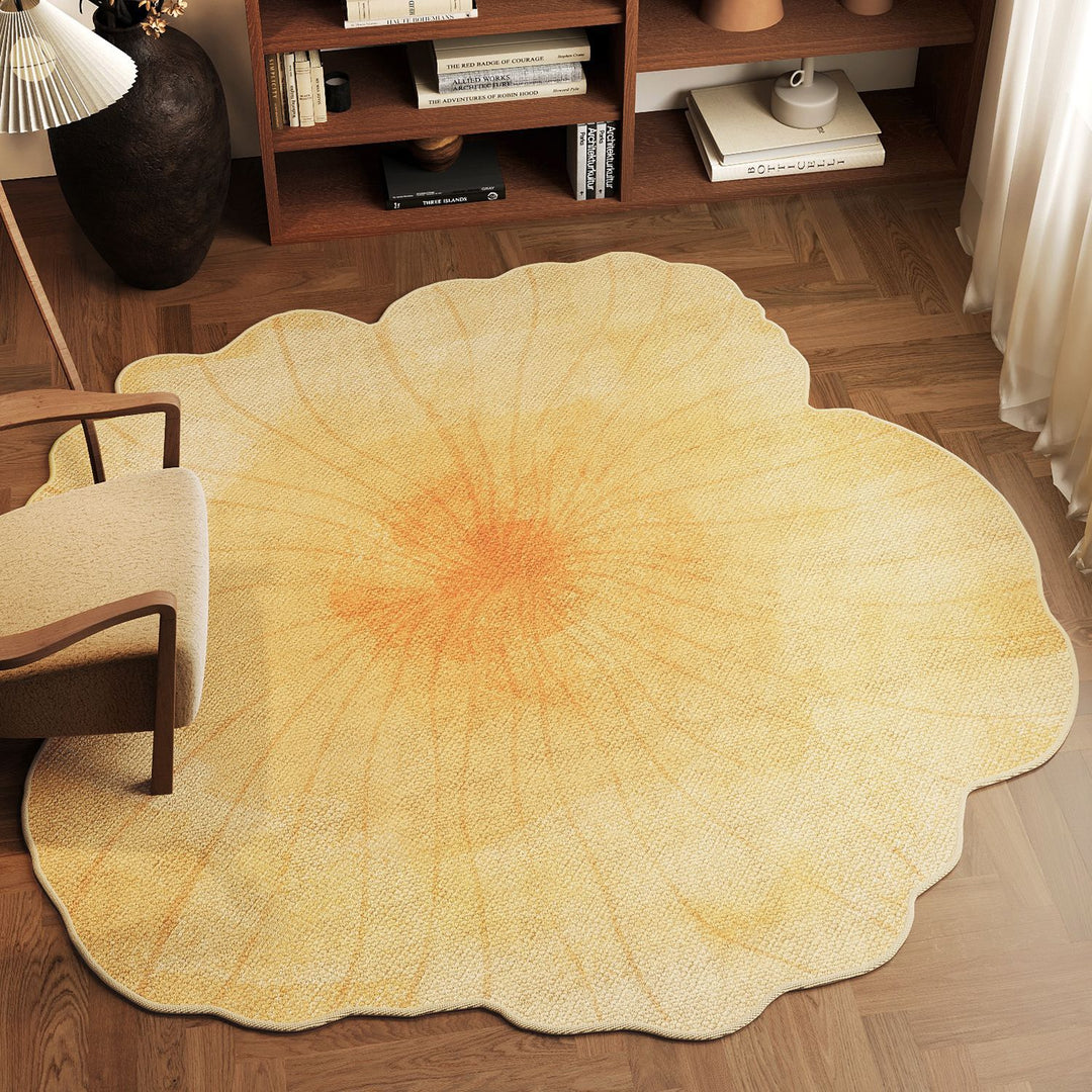 Round Handcrafted Area Rug