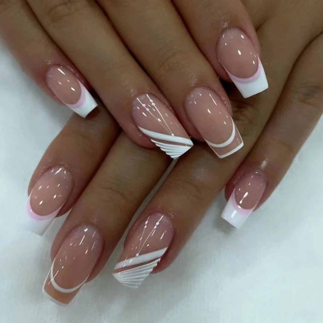 Modern Geometric Nail Art Kalsten