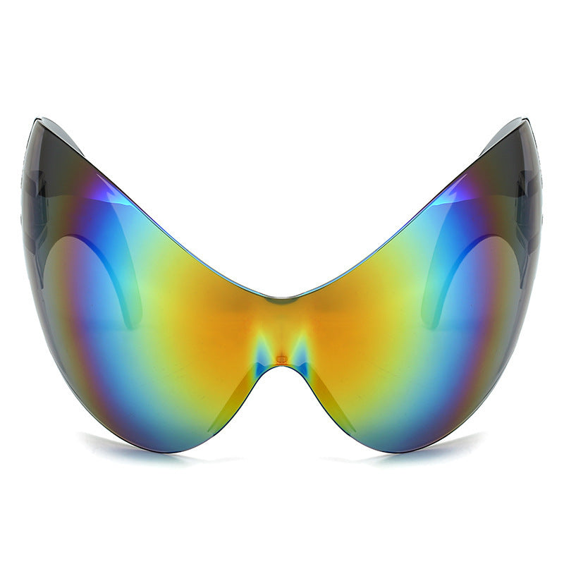 Oversized Futuristic Shield Sunglasses Kalsten