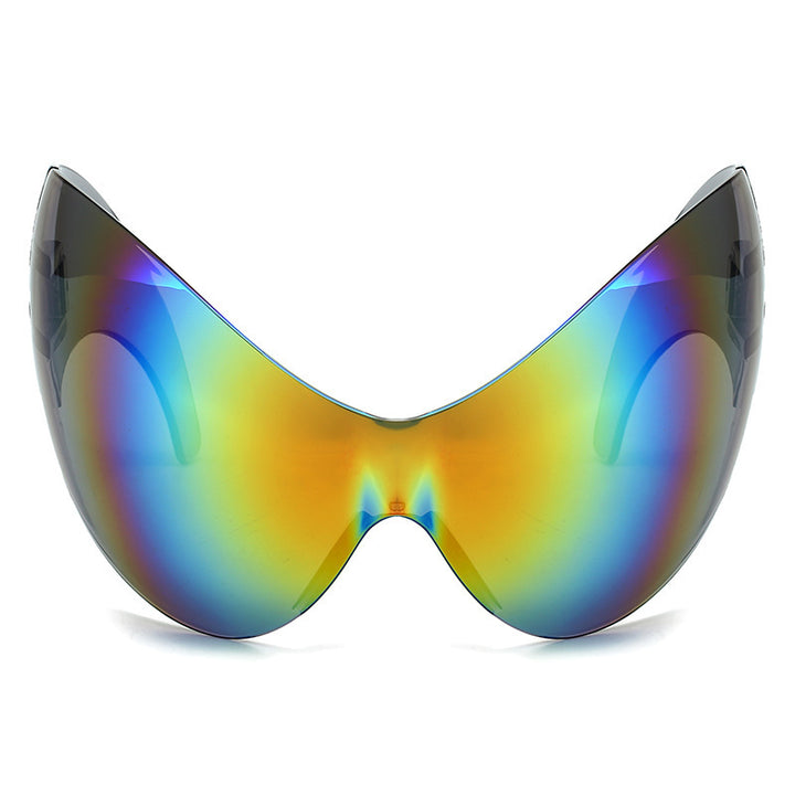 Oversized Futuristic Shield Sunglasses Kalsten