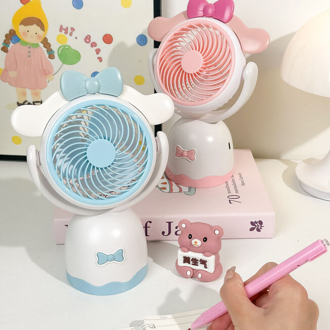 Ladies portable mini handheld fan with playful cat design Kalsten