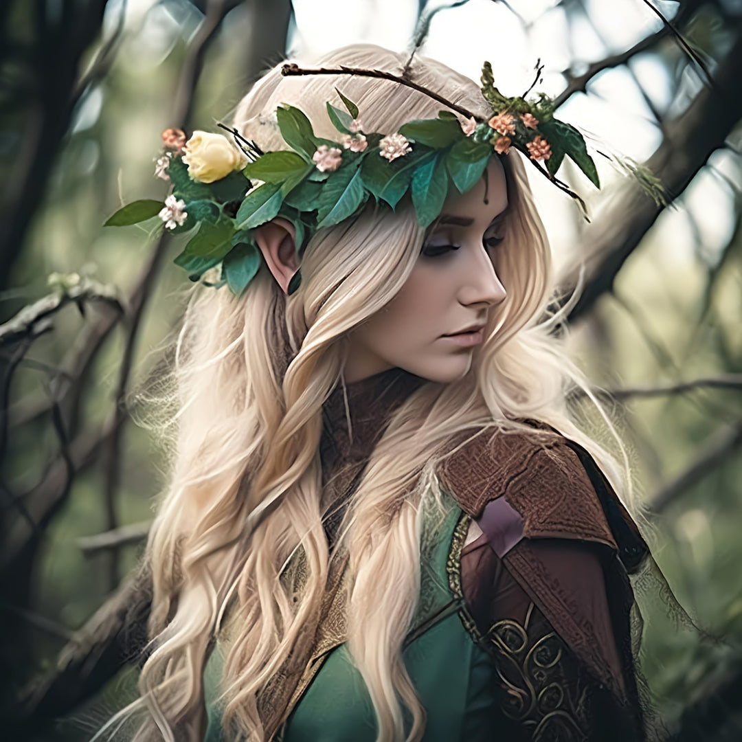Realistic silicone elf ears for sticking on short model