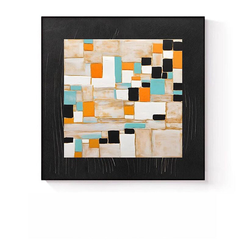 Abstract Expressionist Canvas Artwork for Walls