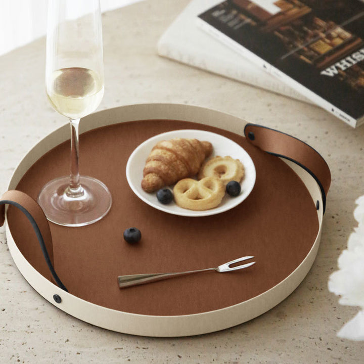 Elegant Round Serving Tray