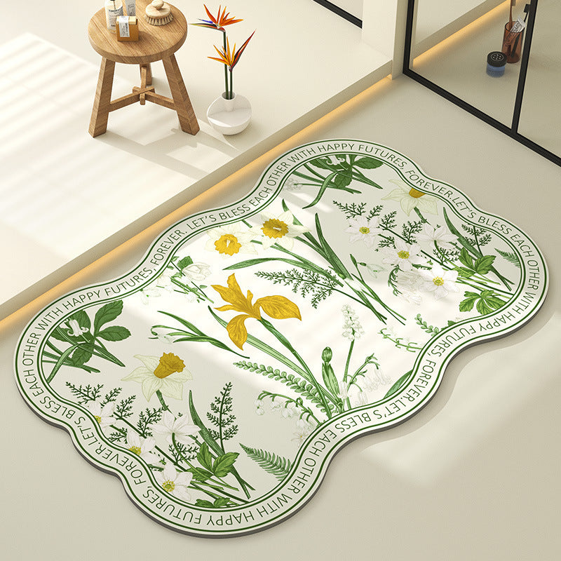 Decorative Flowers Rug