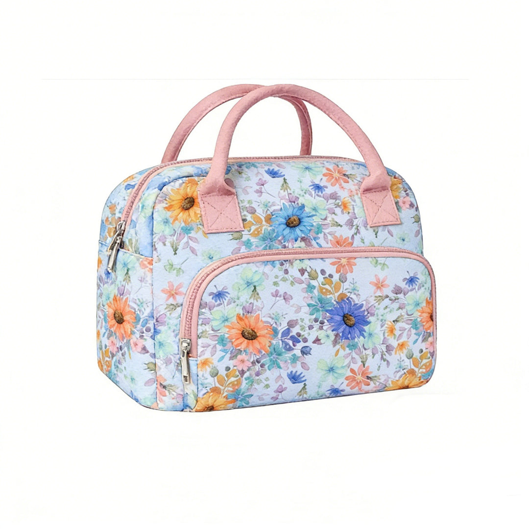 Insulated Leopard Print Lunch Bag