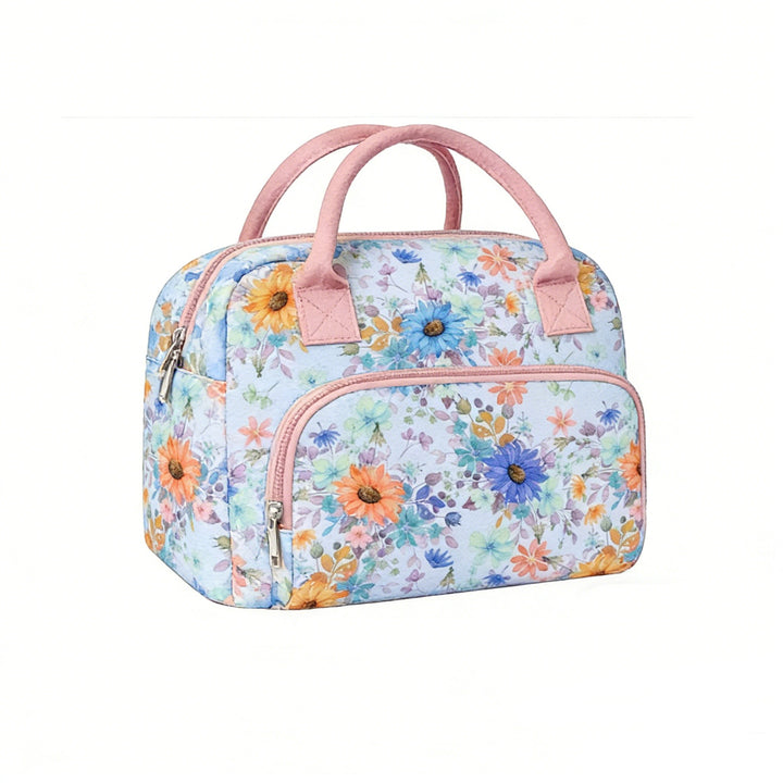 Insulated Leopard Print Lunch Bag