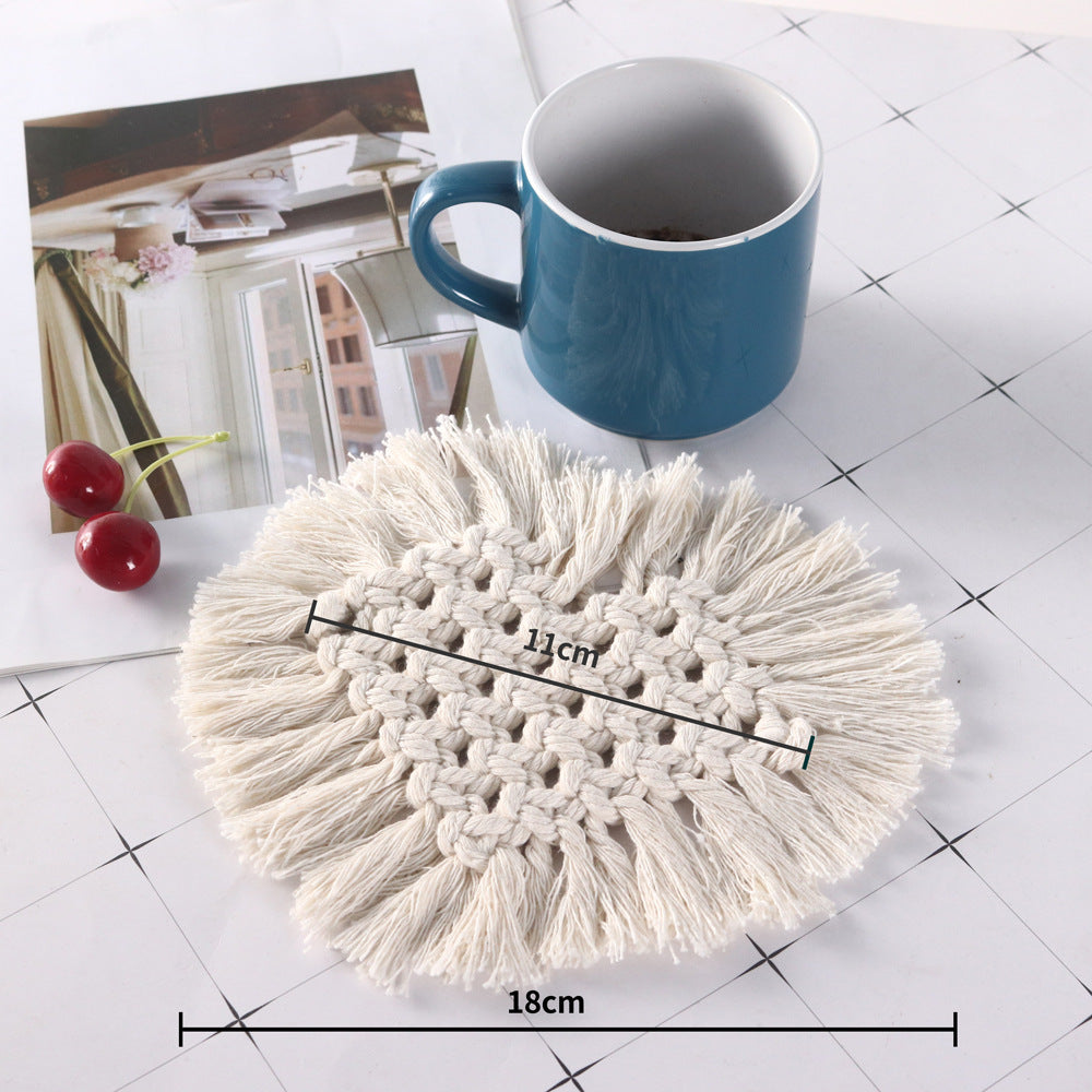 Crochet Fringe Coaster