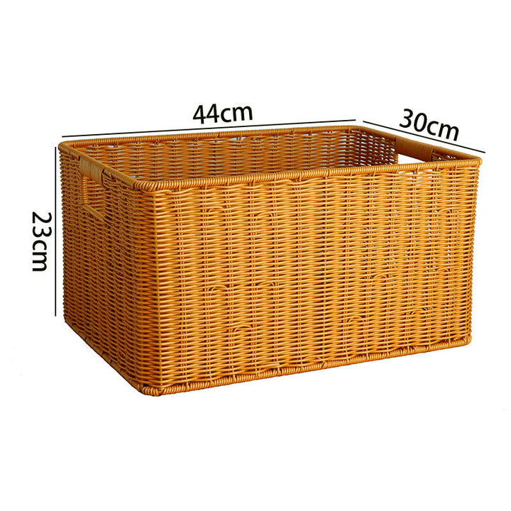 Versatile Rectangle Woven Storage Basket Kalsten